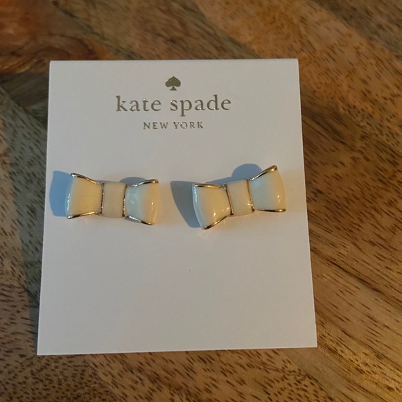 kate spade Jewelry - NWOT Kate Spade Bow Earring Studs